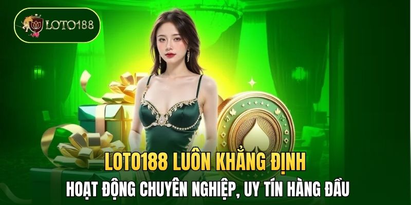 LOTO188 luôn khẳng định hoạt động chuyên nghiệp, uy tín hàng đầu